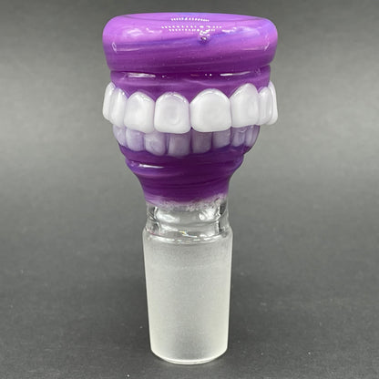 Premium 18mm tentacle tongue slide. - collectible glass art