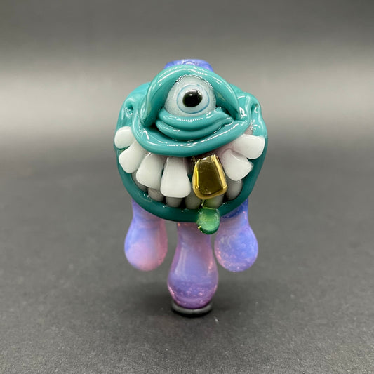 Dripping with sarcasm glass pendant
