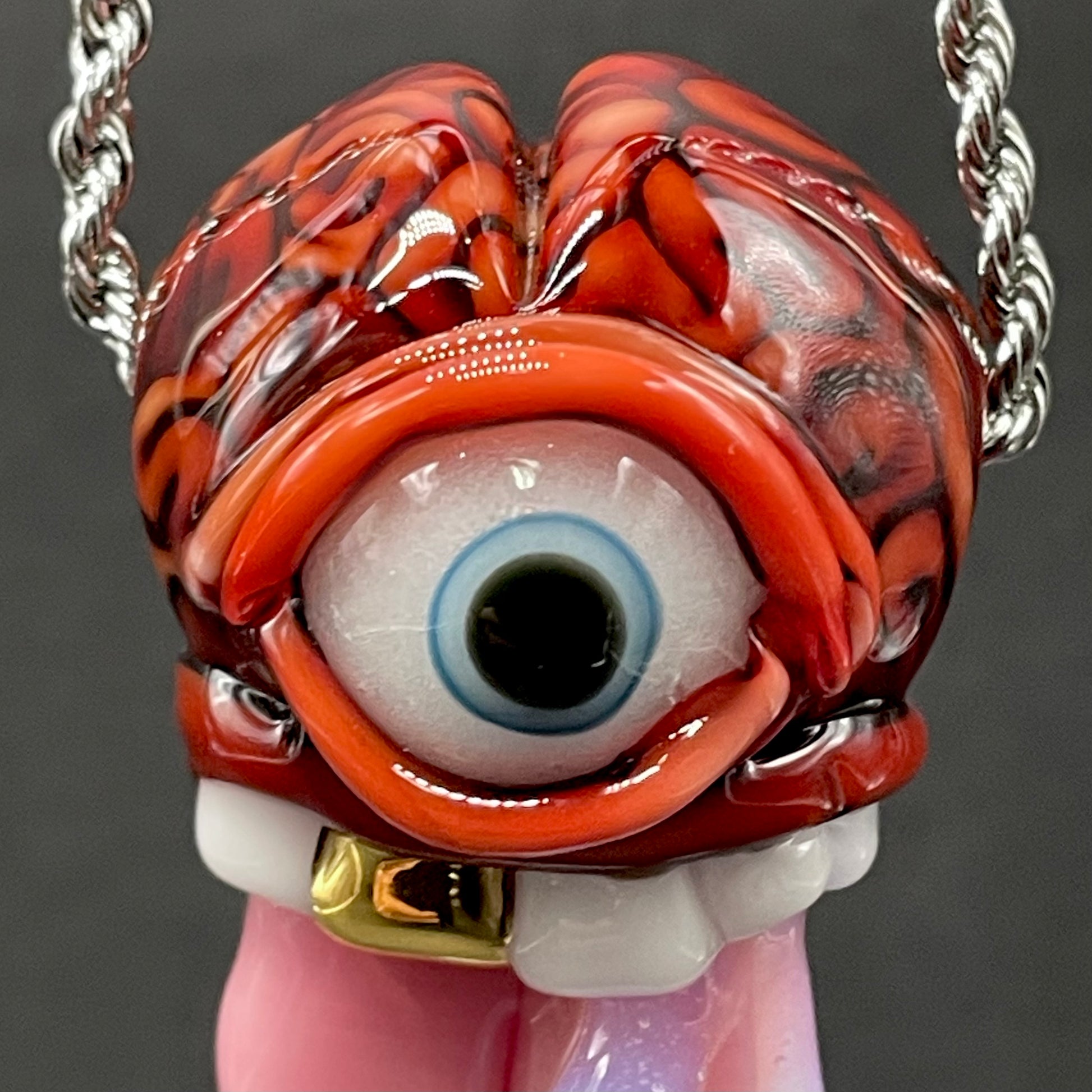 Leviathan Glass Mastermind glass pendant - hand-blown art
