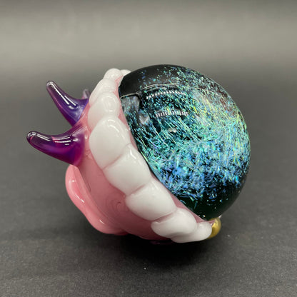 Hungry Dichroic marble glass art - premium handcrafted piece