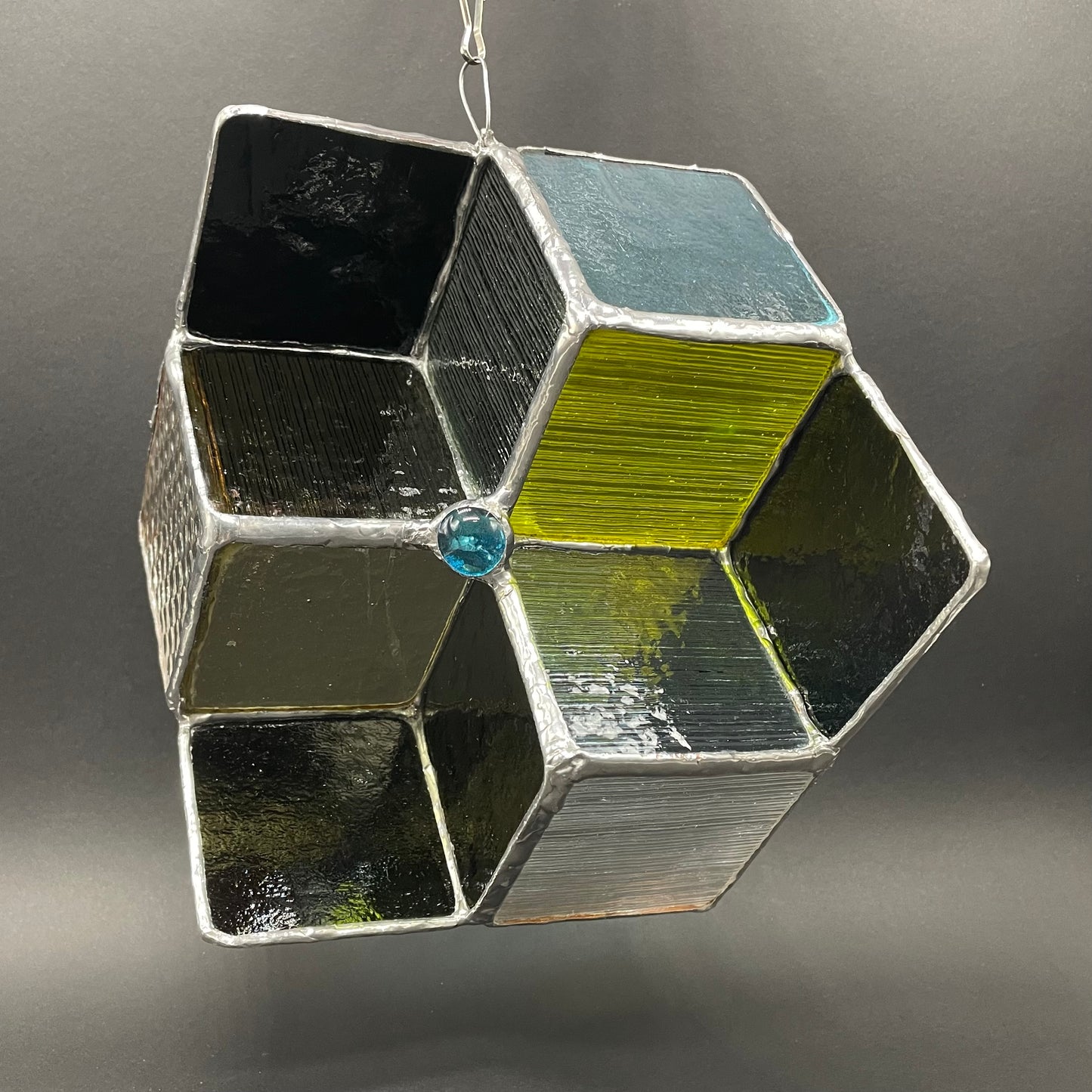 Hand-blown glass Hand of the Creator by Leviathan Glass