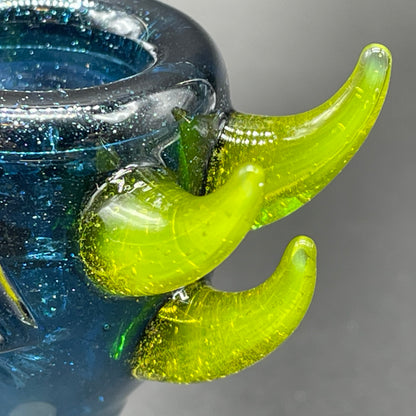 14mm heavy stardust slide glass art - premium handcrafted piece