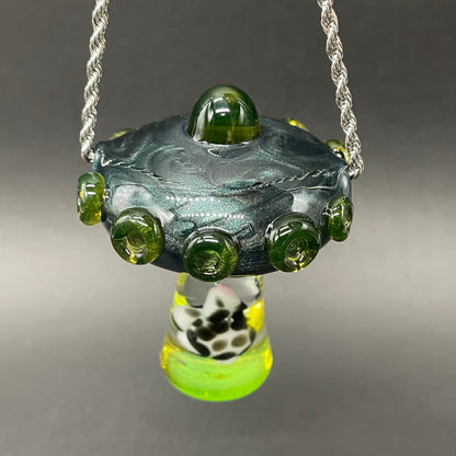 Alien abduction pendant (cow)