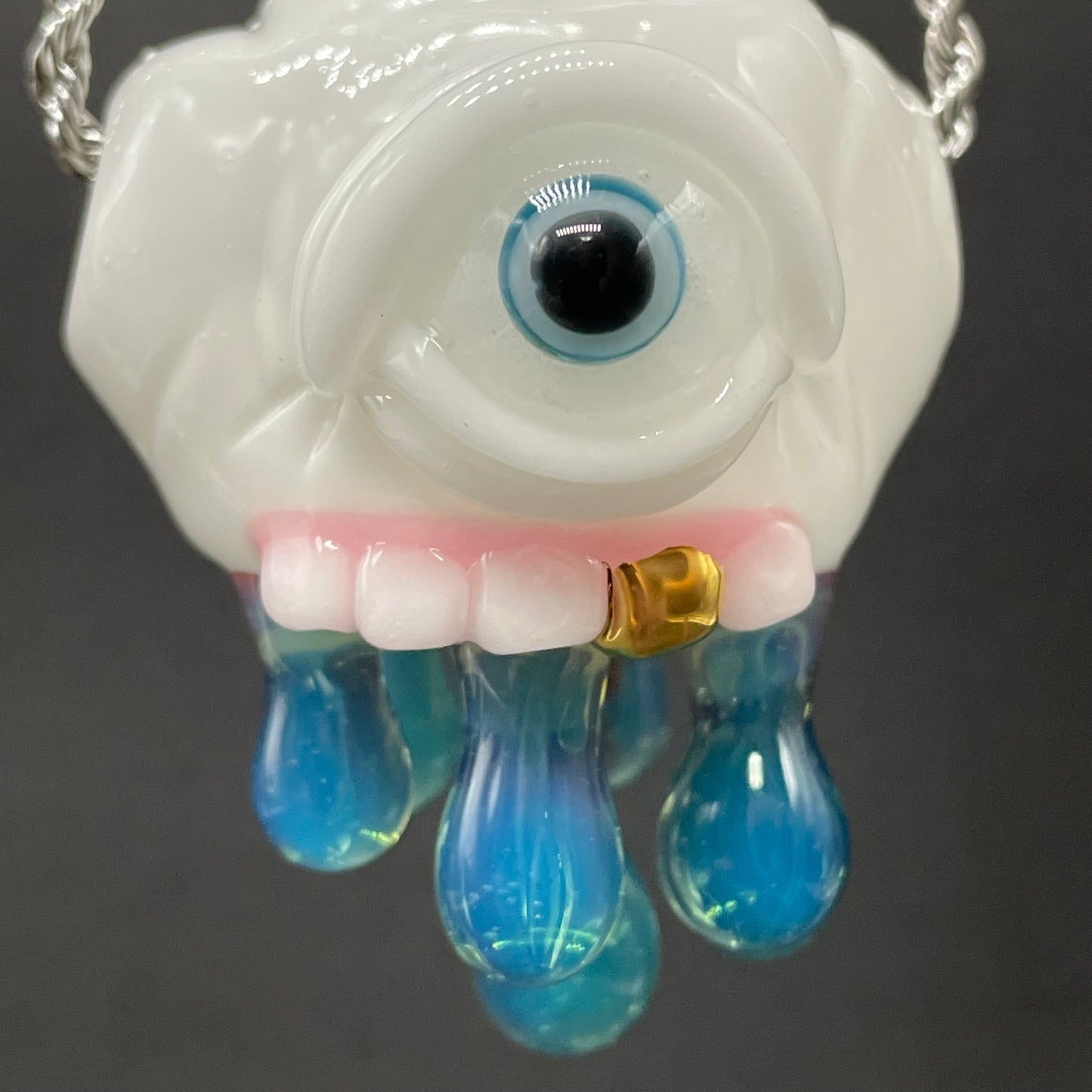 Eye of the storm glass pendant