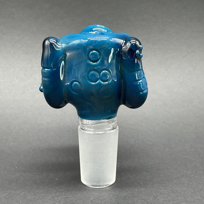 Hand-blown 18mm boglin slide - Leviathan Glass original