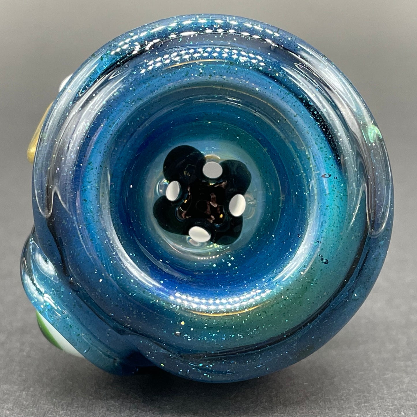 Hand-blown 18mm too many teeth slide - Leviathan Glass original