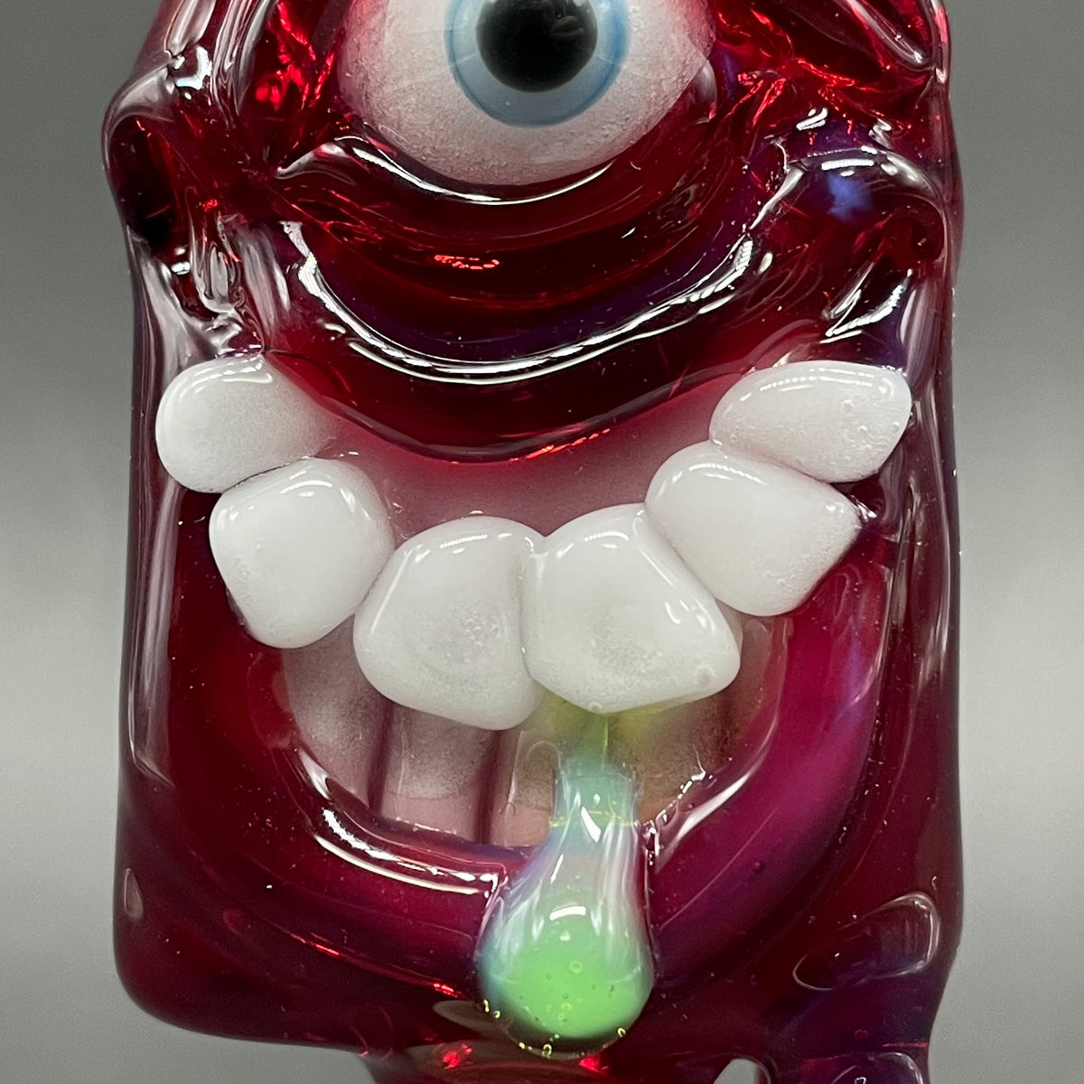 Drippy popsicle pendant craftsmanship - artisan glass work