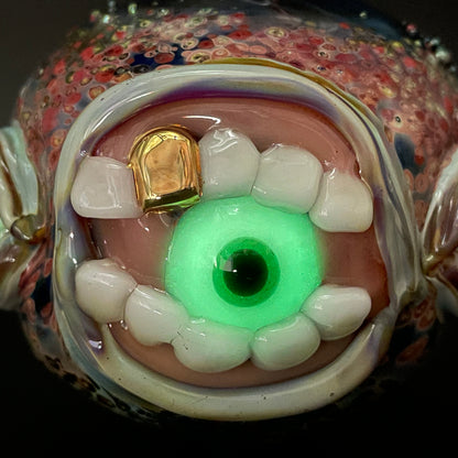 Hand-blown Lemmy kilmister ornament - Leviathan Glass original