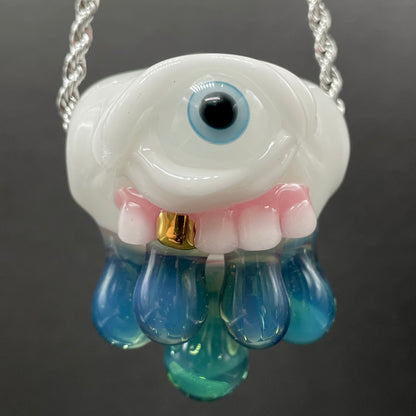 Eye of the storm glass pendant