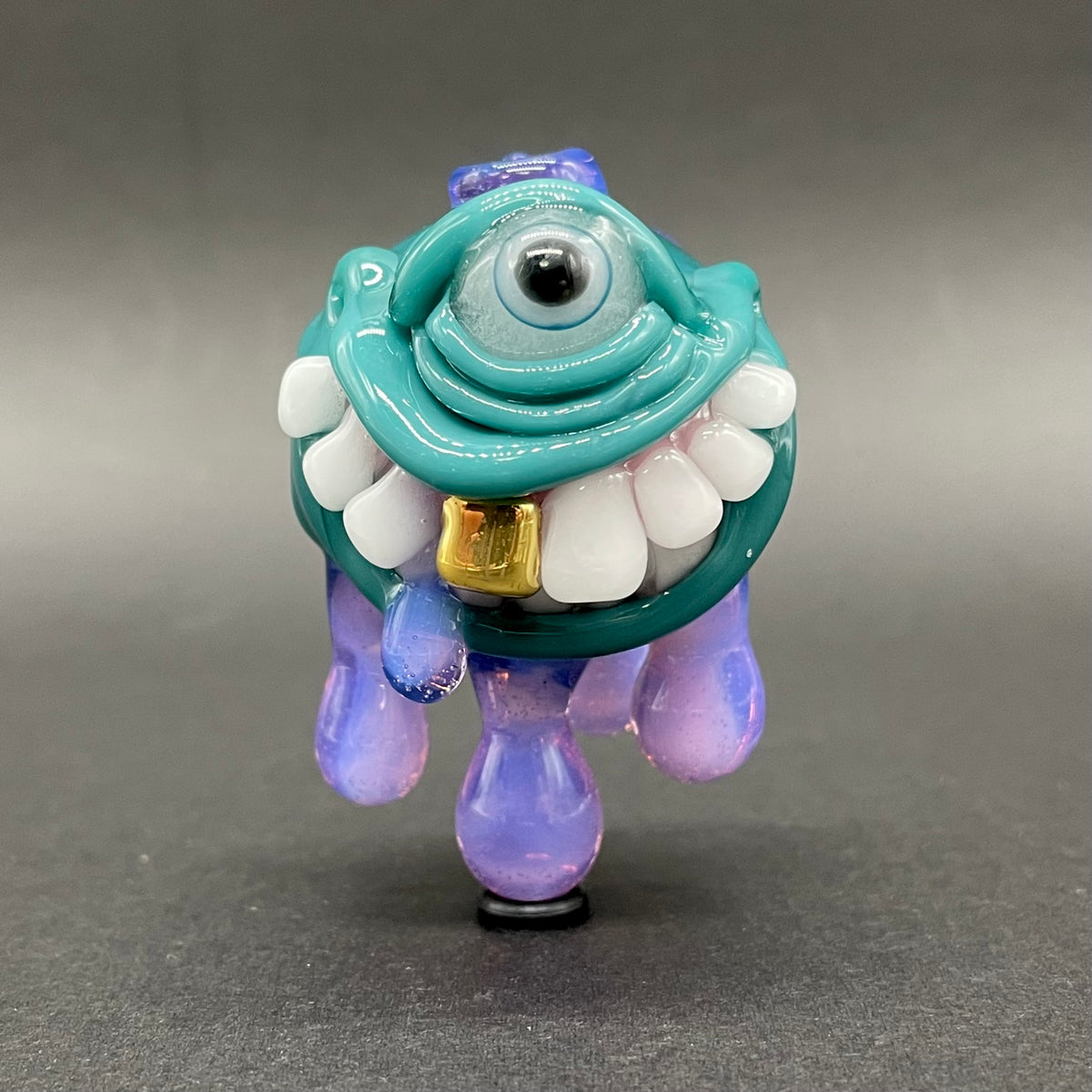 Dripping with sarcasm glass pendant