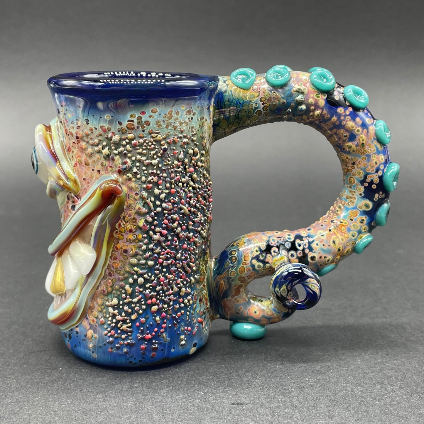 Leviathan Glass Tentacle espresso cup - hand-blown art