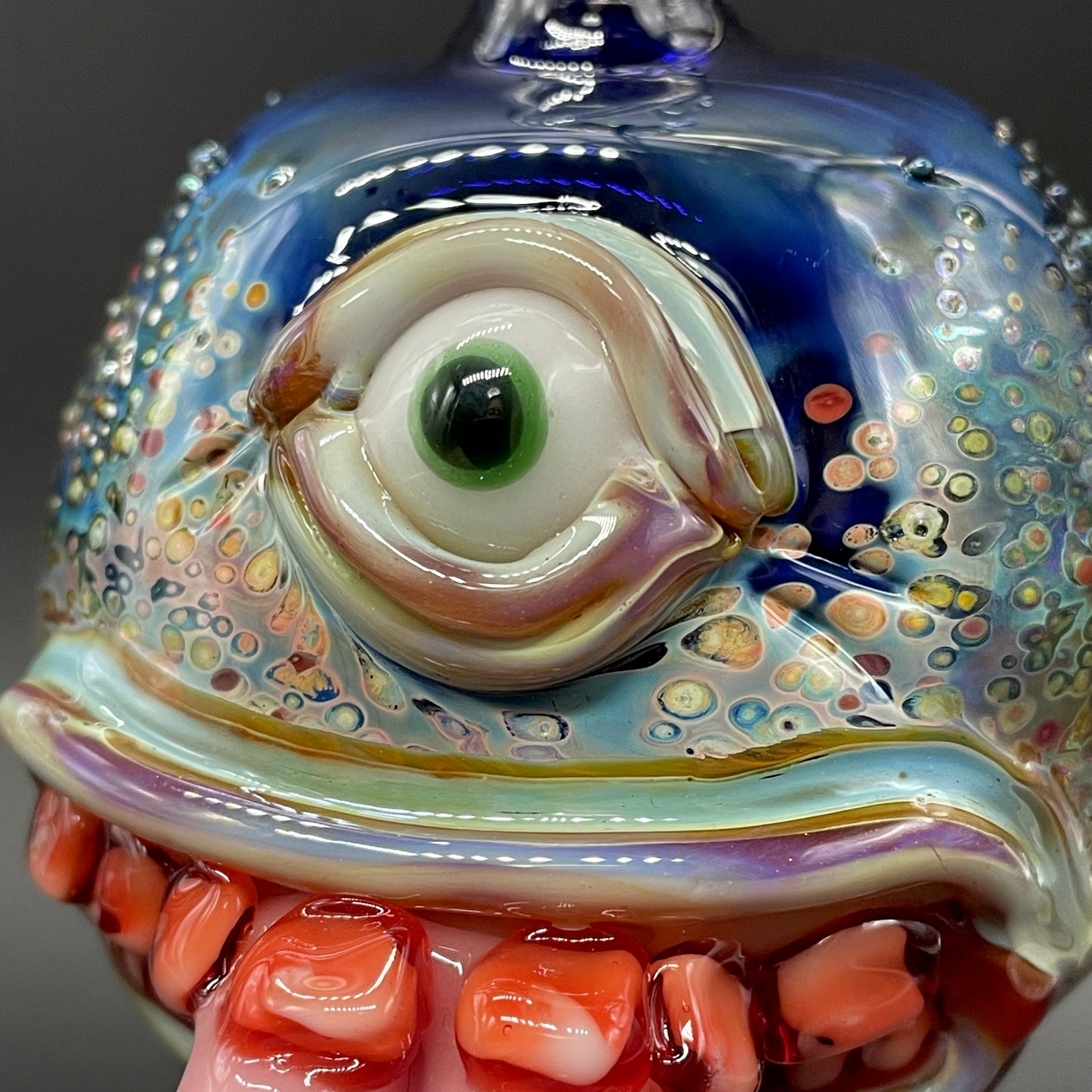 Artisan glass Bloody Mary ornament - detailed craftsmanship