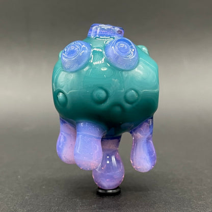 Dripping with sarcasm glass pendant
