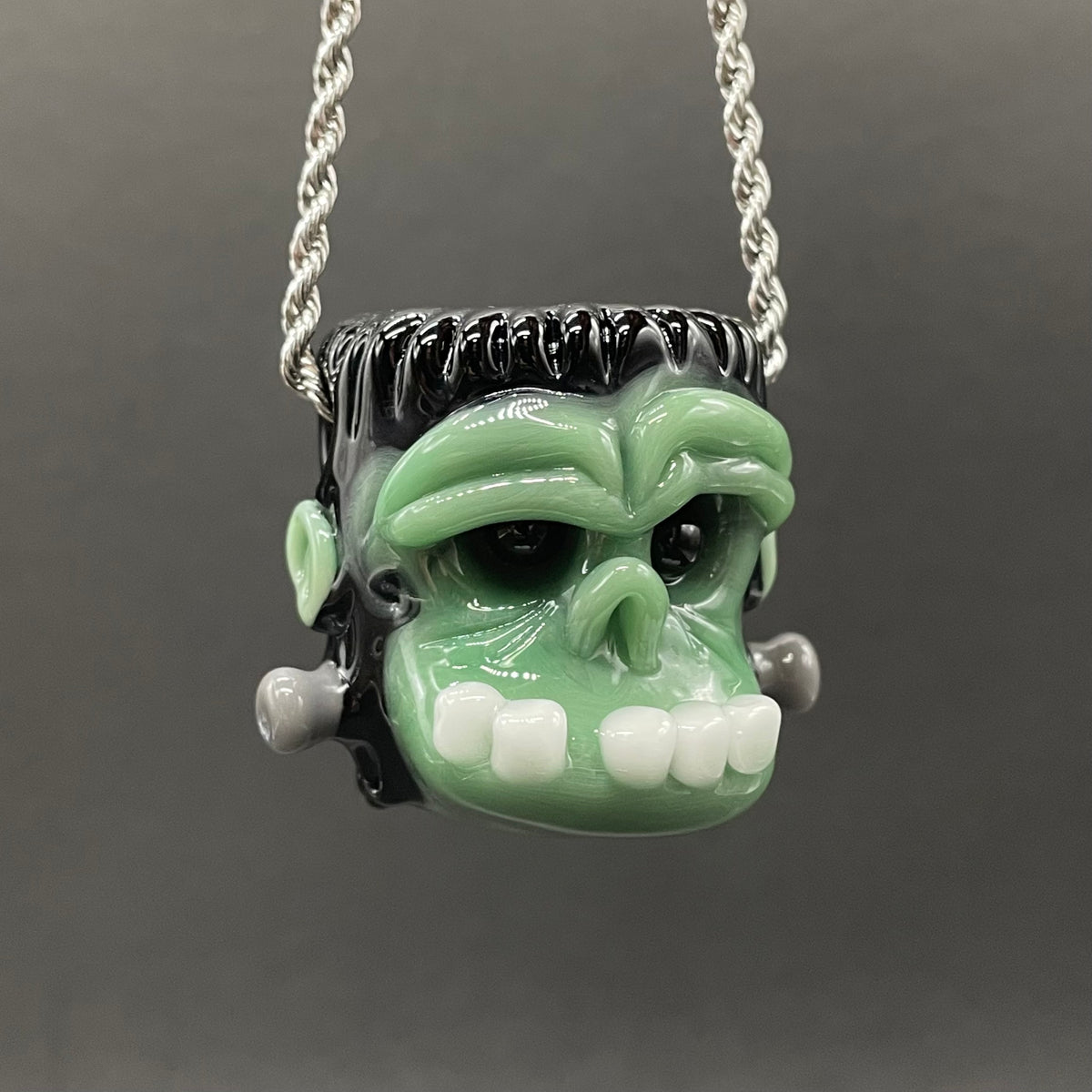 Glass Frankenstein pendant