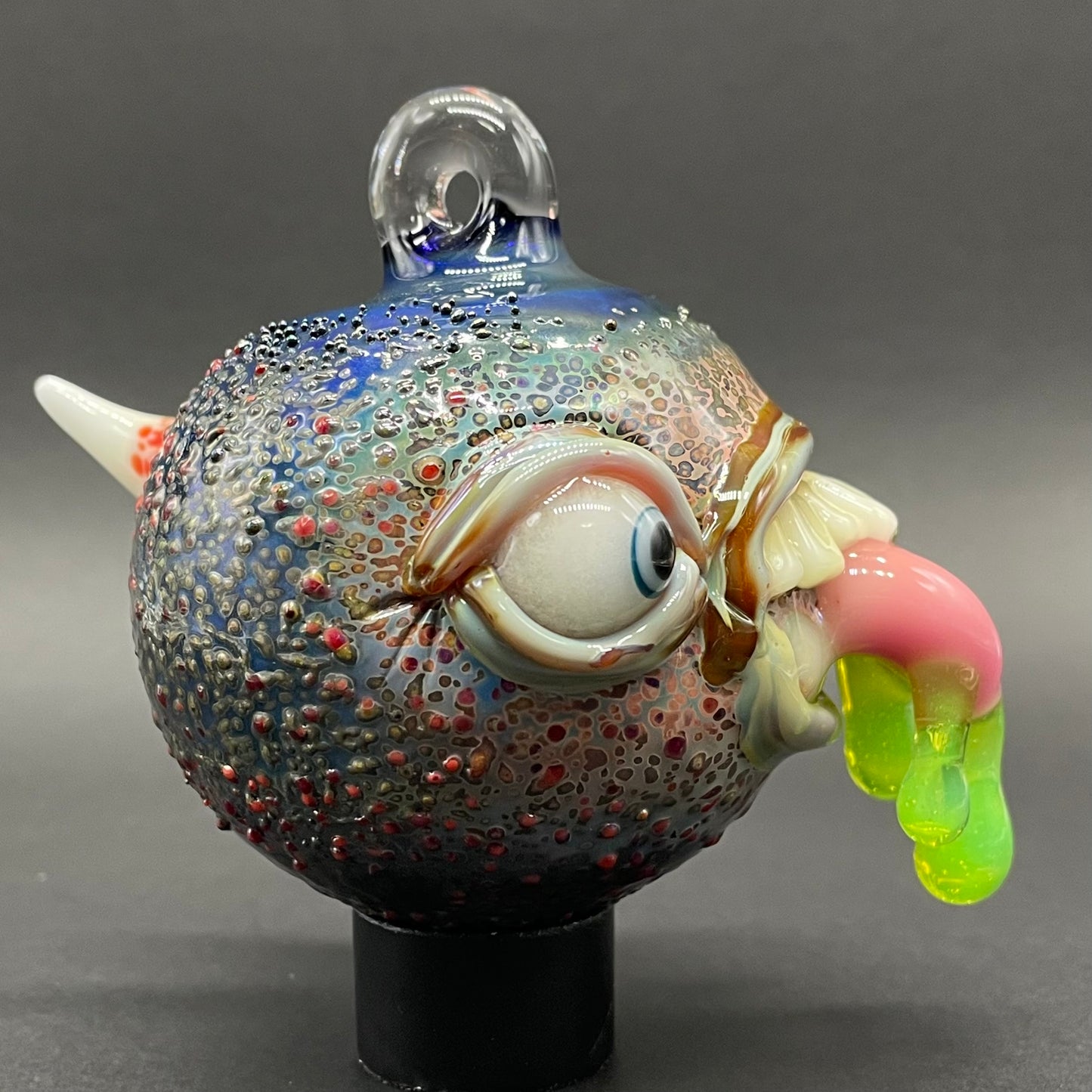 Premium Tongue demon ornament - collectible glass art