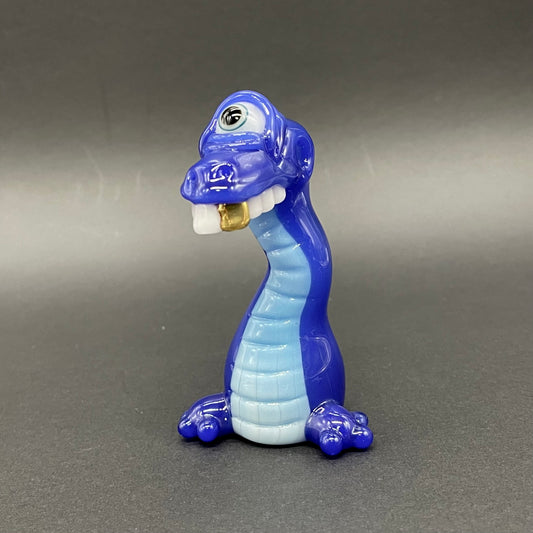 Hand-blown glass Cyclopsasarus glass pendant by Leviathan Glass