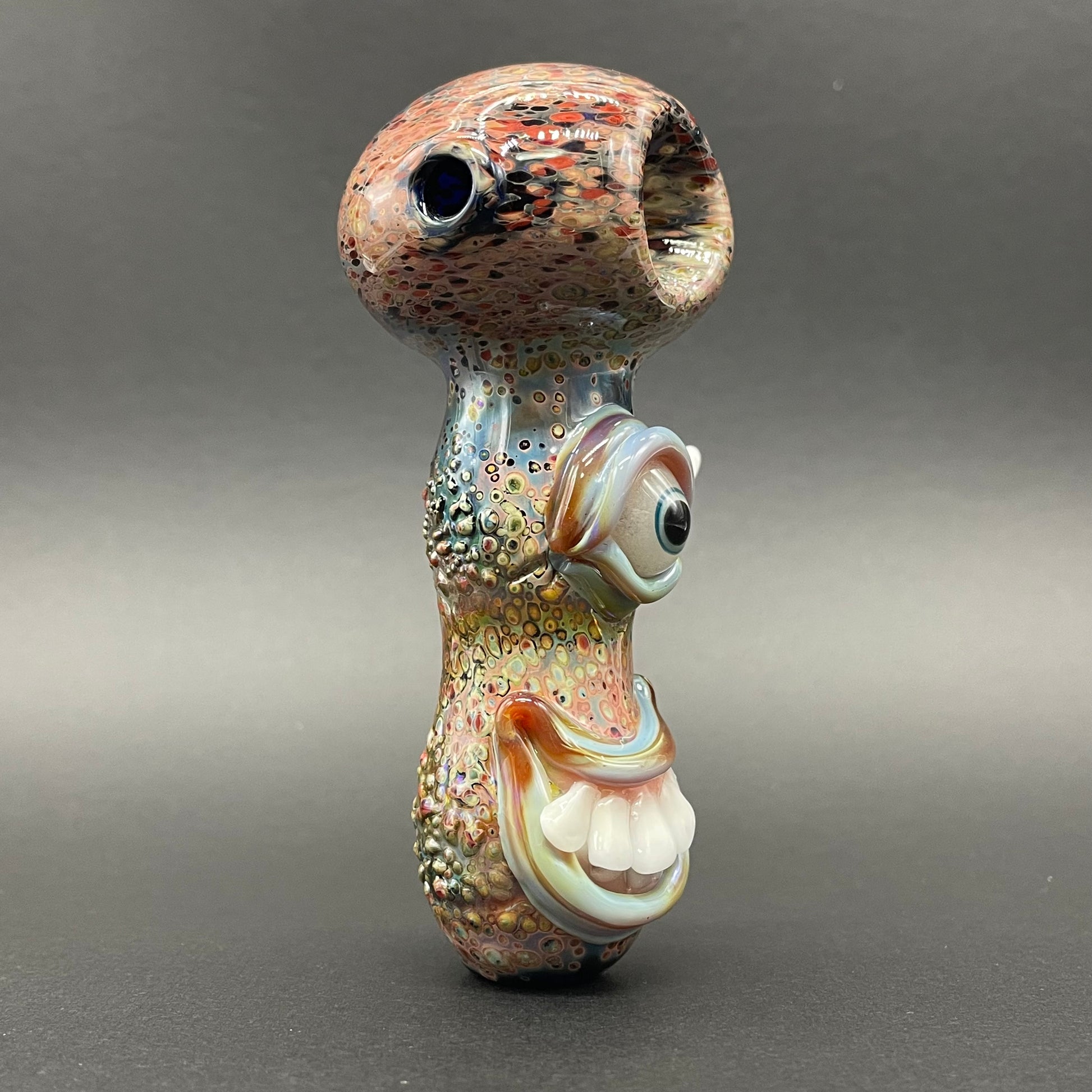 Leviathan Glass Frit Cyclops Spoon - hand-blown art
