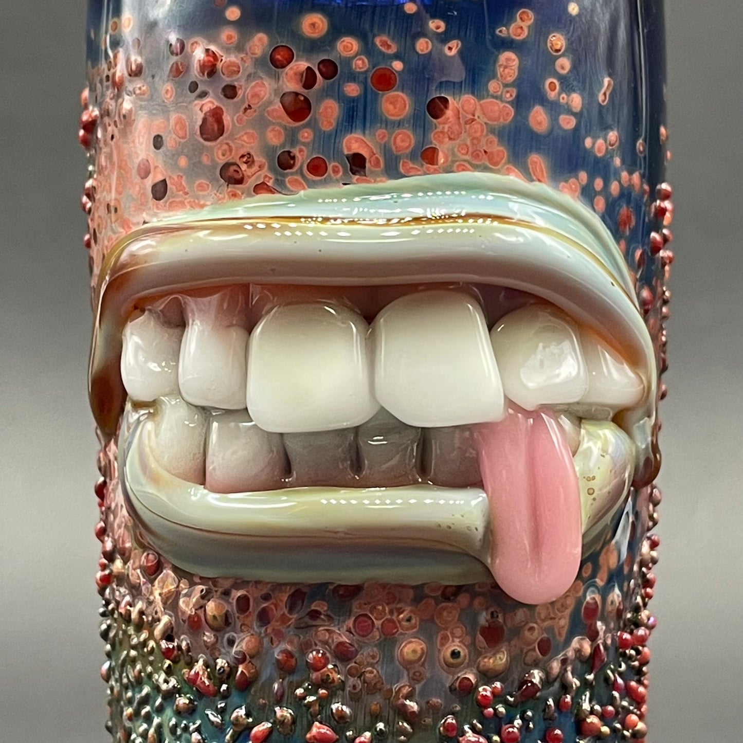 MOUTH shot glass glass art - premium handcrafted piece