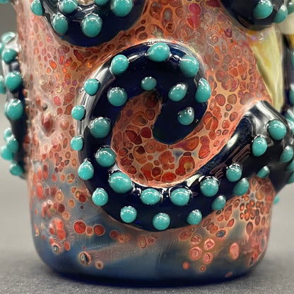 Hand-blown Sushi breath shot glass - Leviathan Glass original