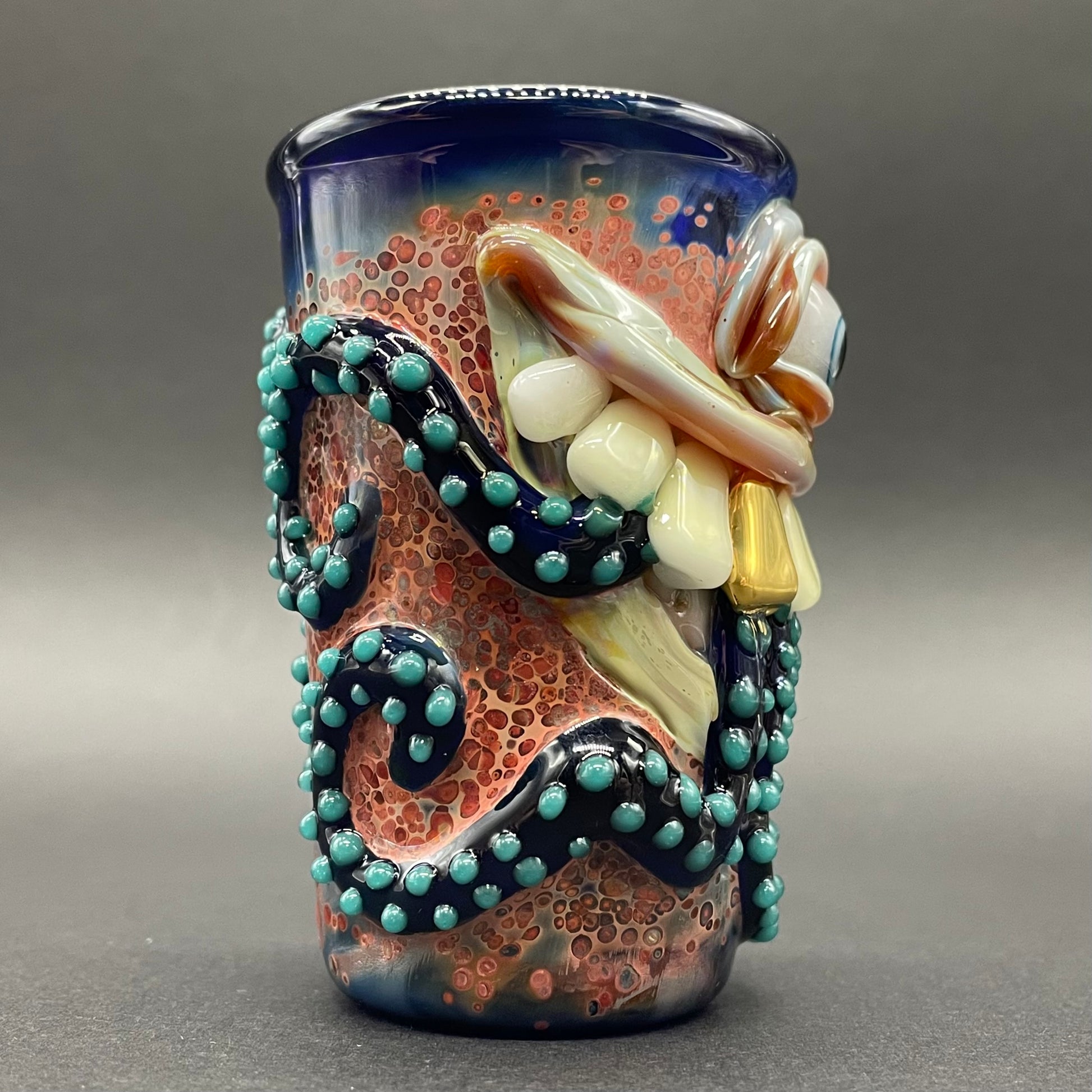 Leviathan Glass Sushi breath shot glass - hand-blown art