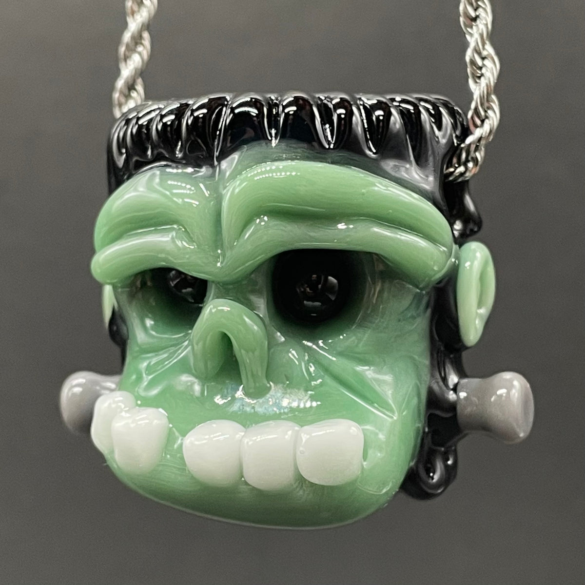 Glass Frankenstein pendant