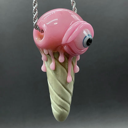 Eye scream cone pendant