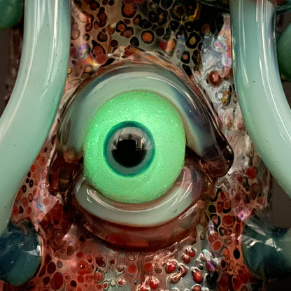 Hand-blown Marina mushroom shot glass - Leviathan Glass original