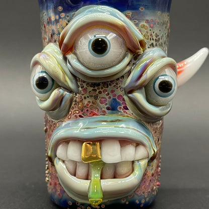 Triclops shot glass