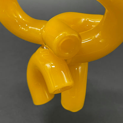 Macaroni and cheese necklace