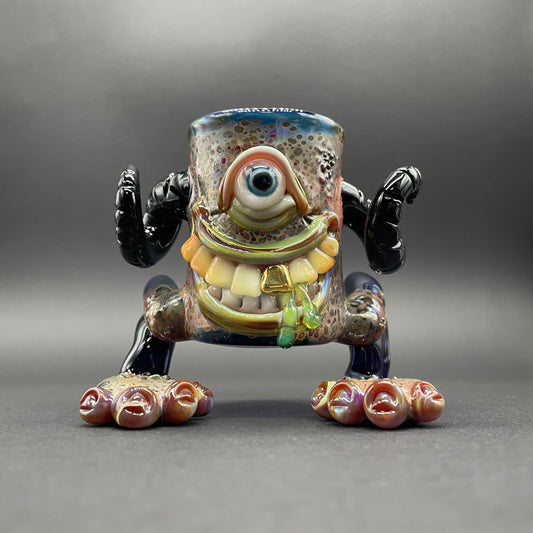 Hand-blown glass The Bearer of cups by Leviathan Glass