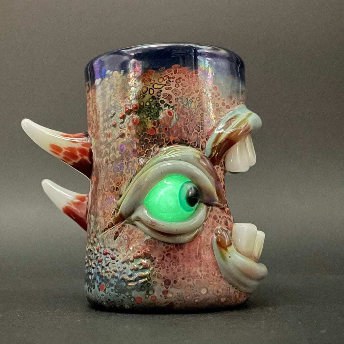 Screaming shot glass craftsmanship - artisan glass work