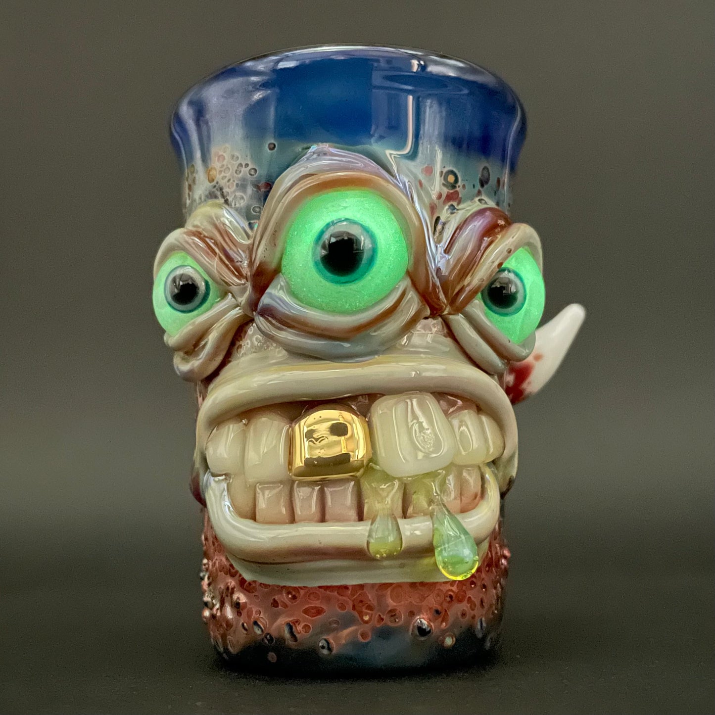Triclops shot glass