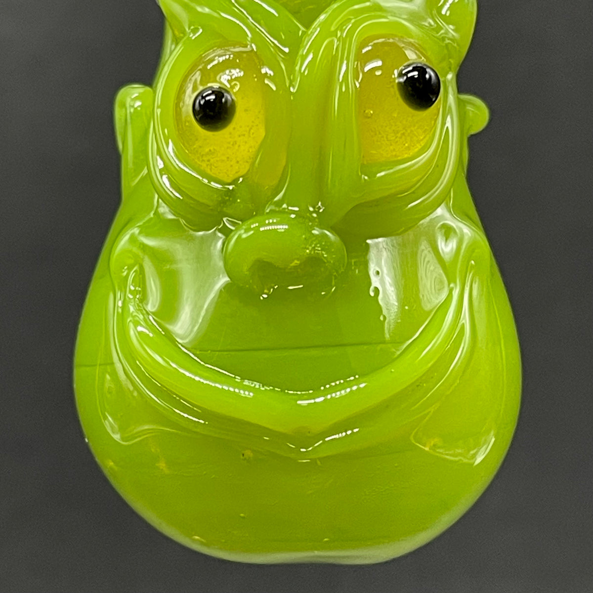 The grinch glass pendant