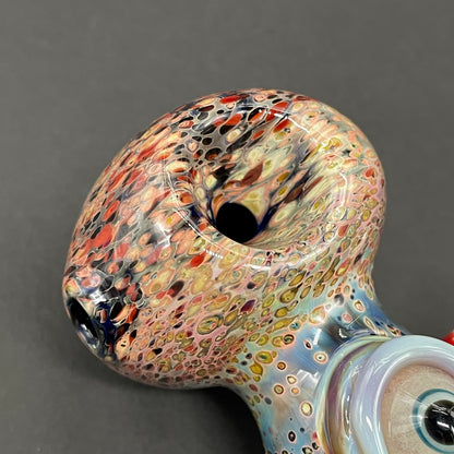 Frit Cyclops Spoon by Leviathan Glass - artisan detail