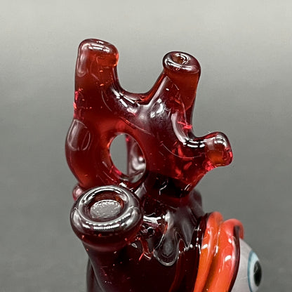 Anatomical cyclops heart pendant