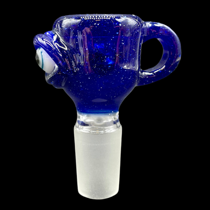 Hand-blown glass 18mm tea slide by Leviathan Glass