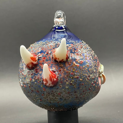 Pierced tongue cyclops ornament glass art - premium handcrafted piece