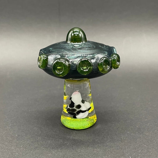 Alien abduction pendant (cow)