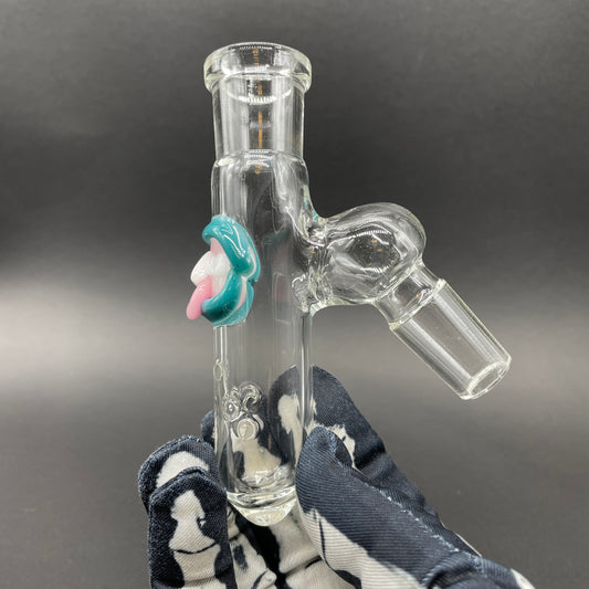 18mm 45° ash catch (teeth) detail view - premium glass art