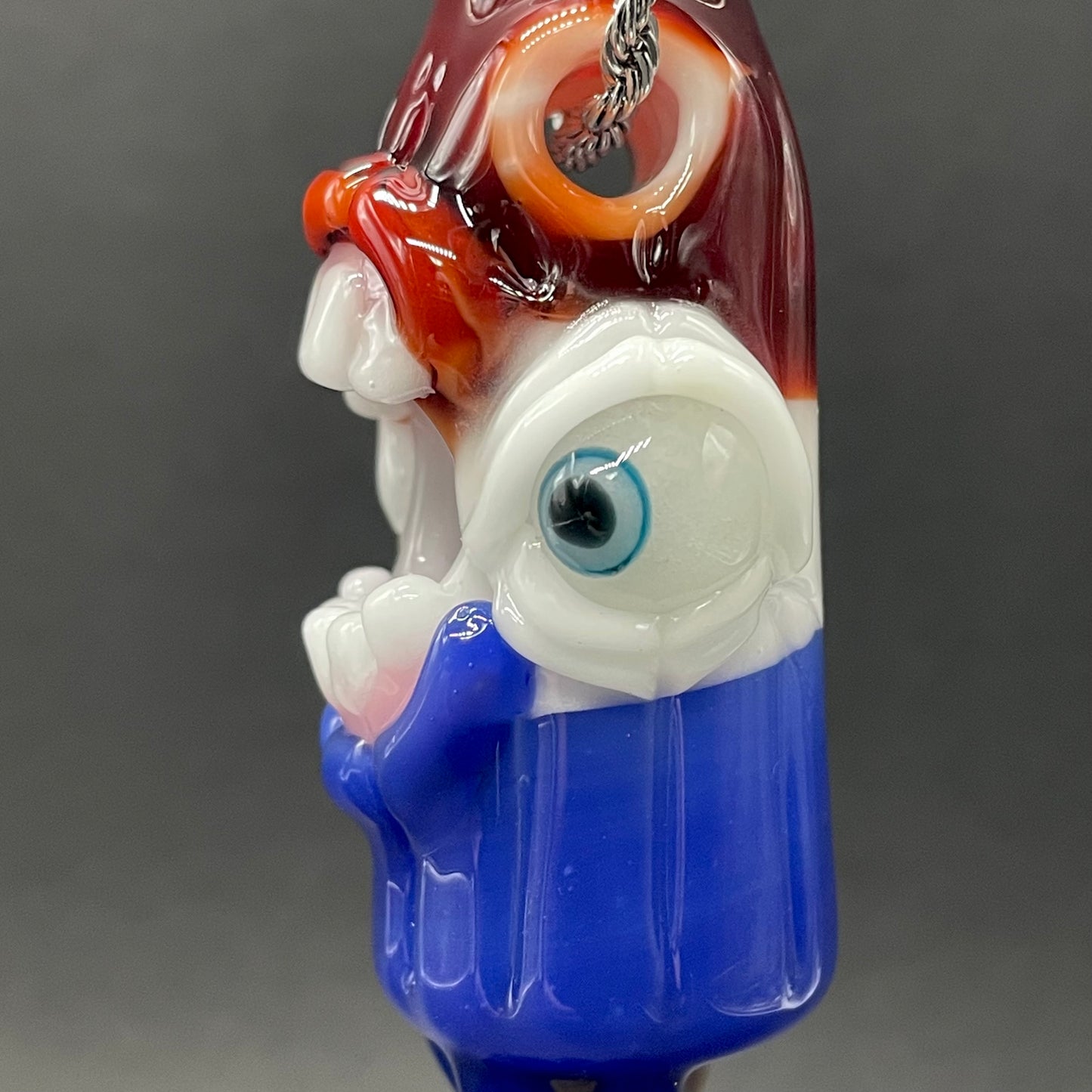 Calm like a bomb pop by Leviathan Glass - artisan detail