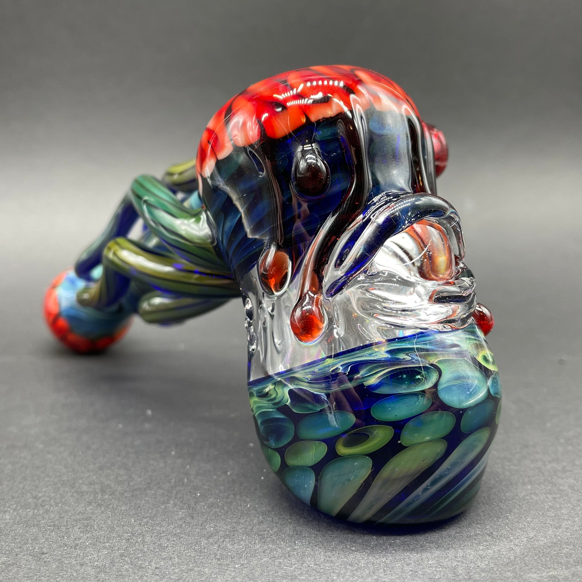 Leviathan Glass Brain Bubbler - hand-blown art