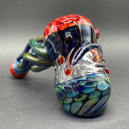 Leviathan Glass Brain Bubbler - hand-blown art
