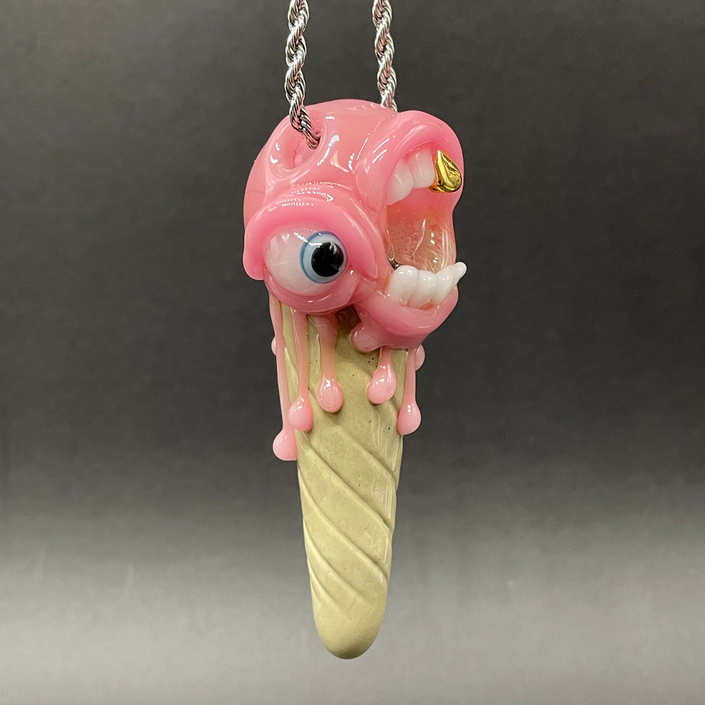 Ice scream cone pendant