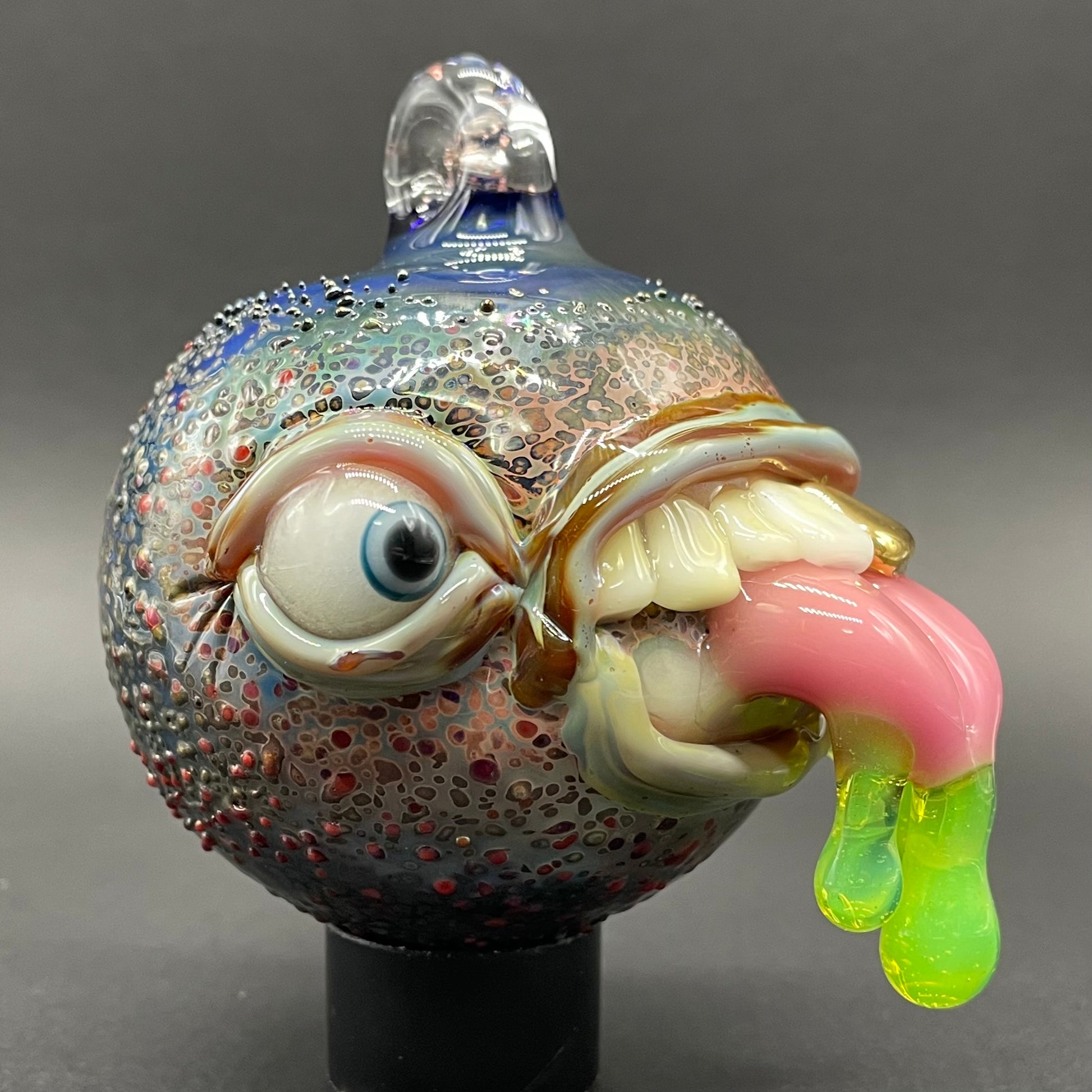 Tongue demon ornament glass art - premium handcrafted piece