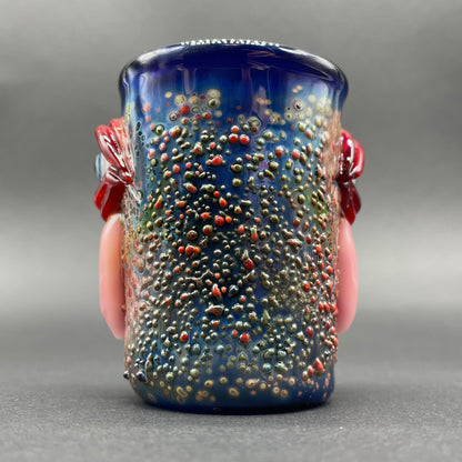 Eye tongue shot glass glass art - premium handcrafted piece