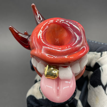 14mm 45° single hole slide craftsmanship - artisan glass work