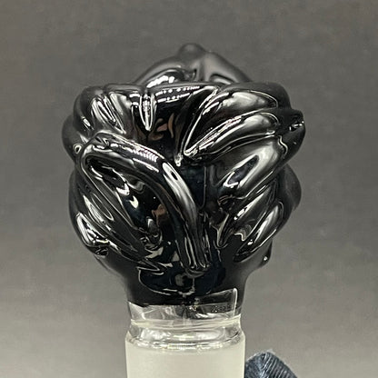 Hand-blown 18mm scream slide - Leviathan Glass original