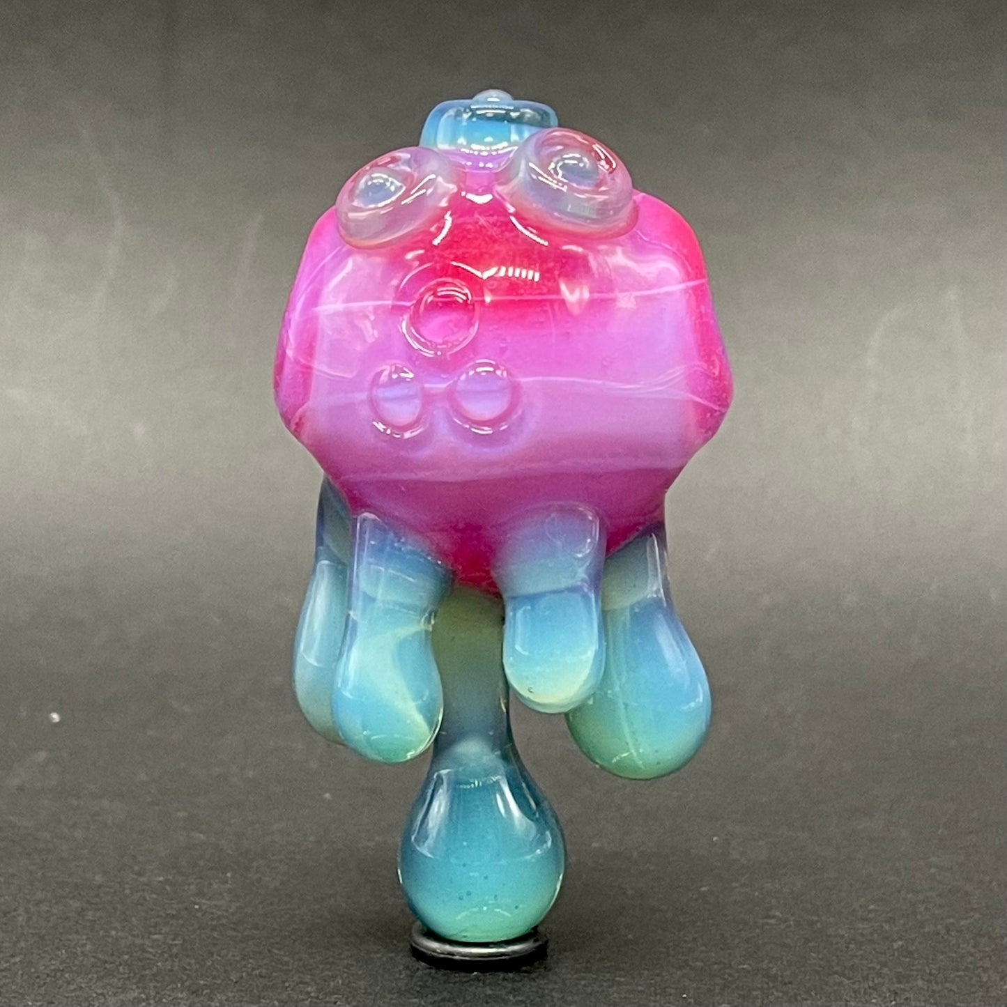 Drippy cyclops glass pendant
