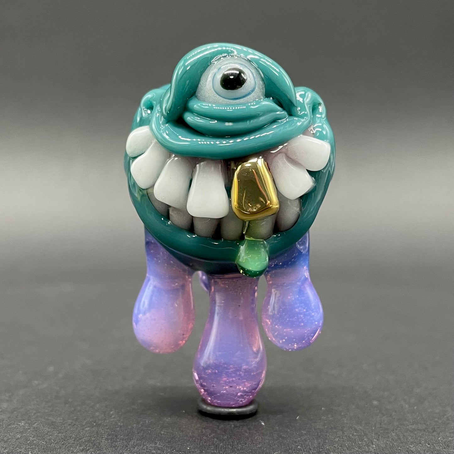 Dripping with sarcasm glass pendant