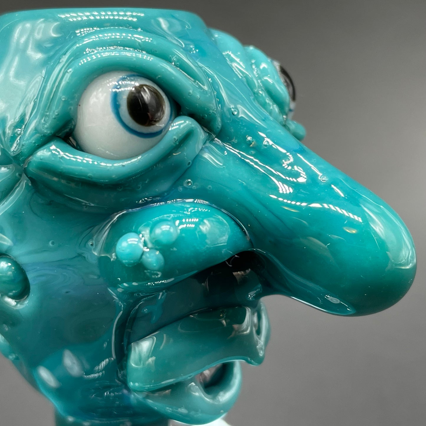 Leviathan Glass Shnozzle incense burner - hand-blown art